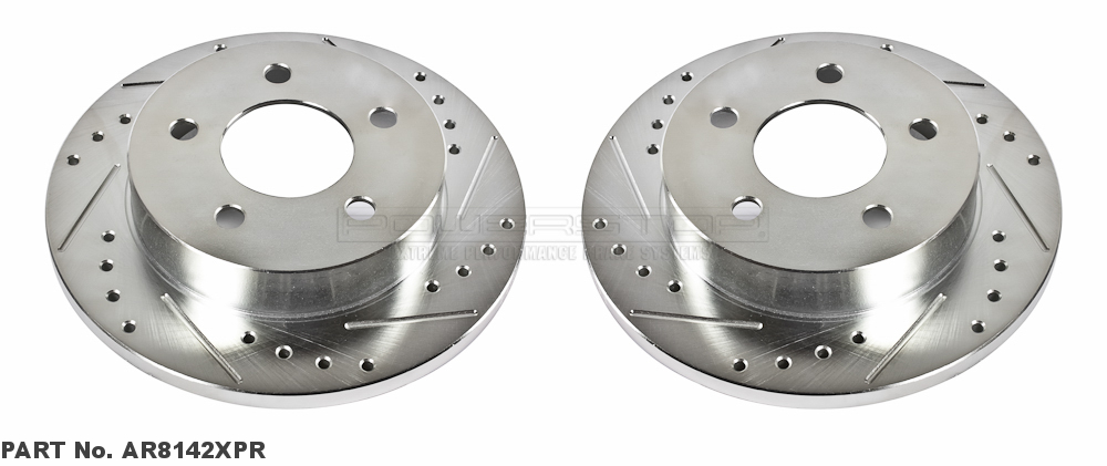 Drilled and Slotted Rotor Power Stop EBR664/665XPR 
