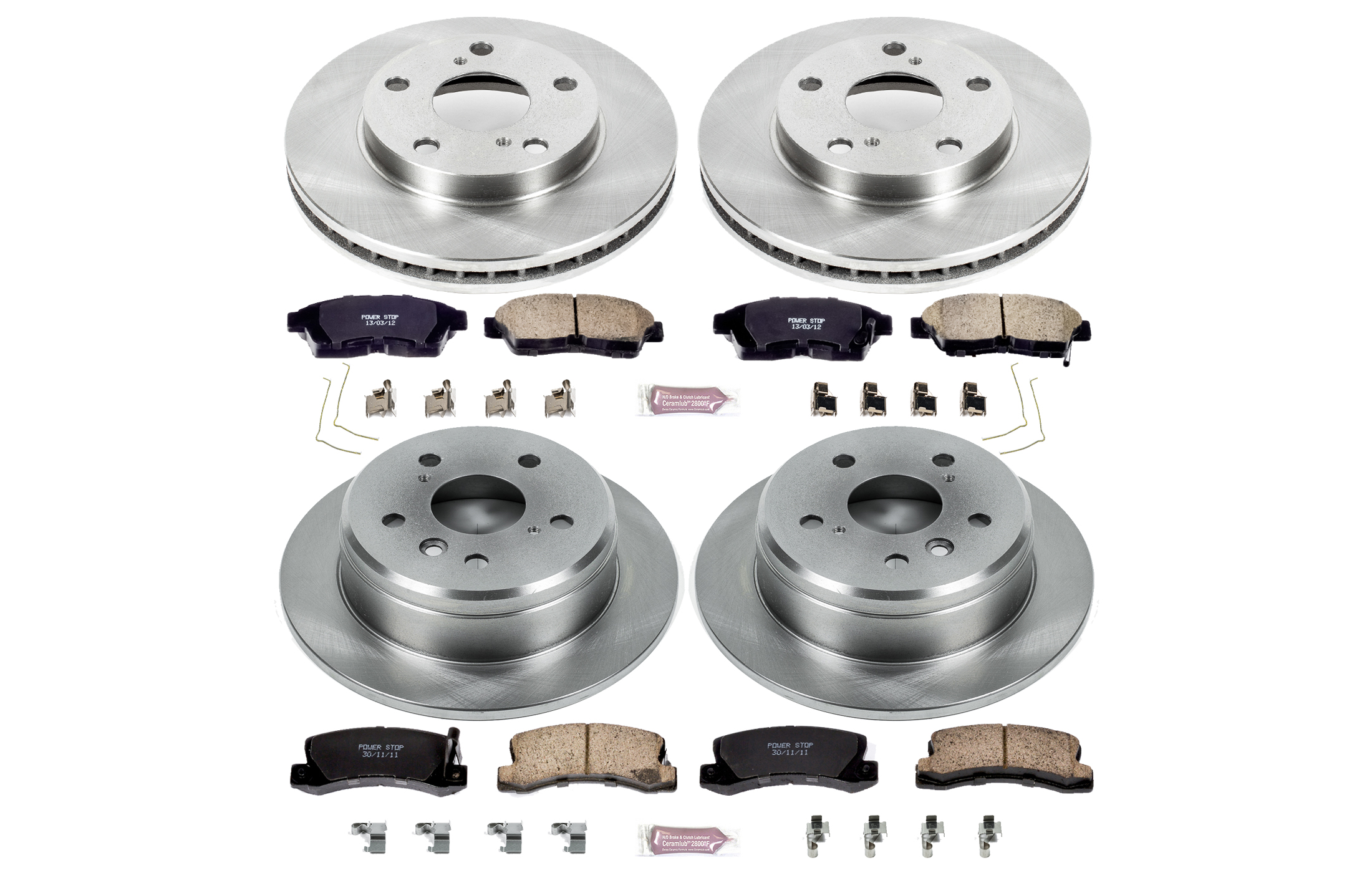Autospecialty KOE1526 1-Click OE Replacement Brake Kit 