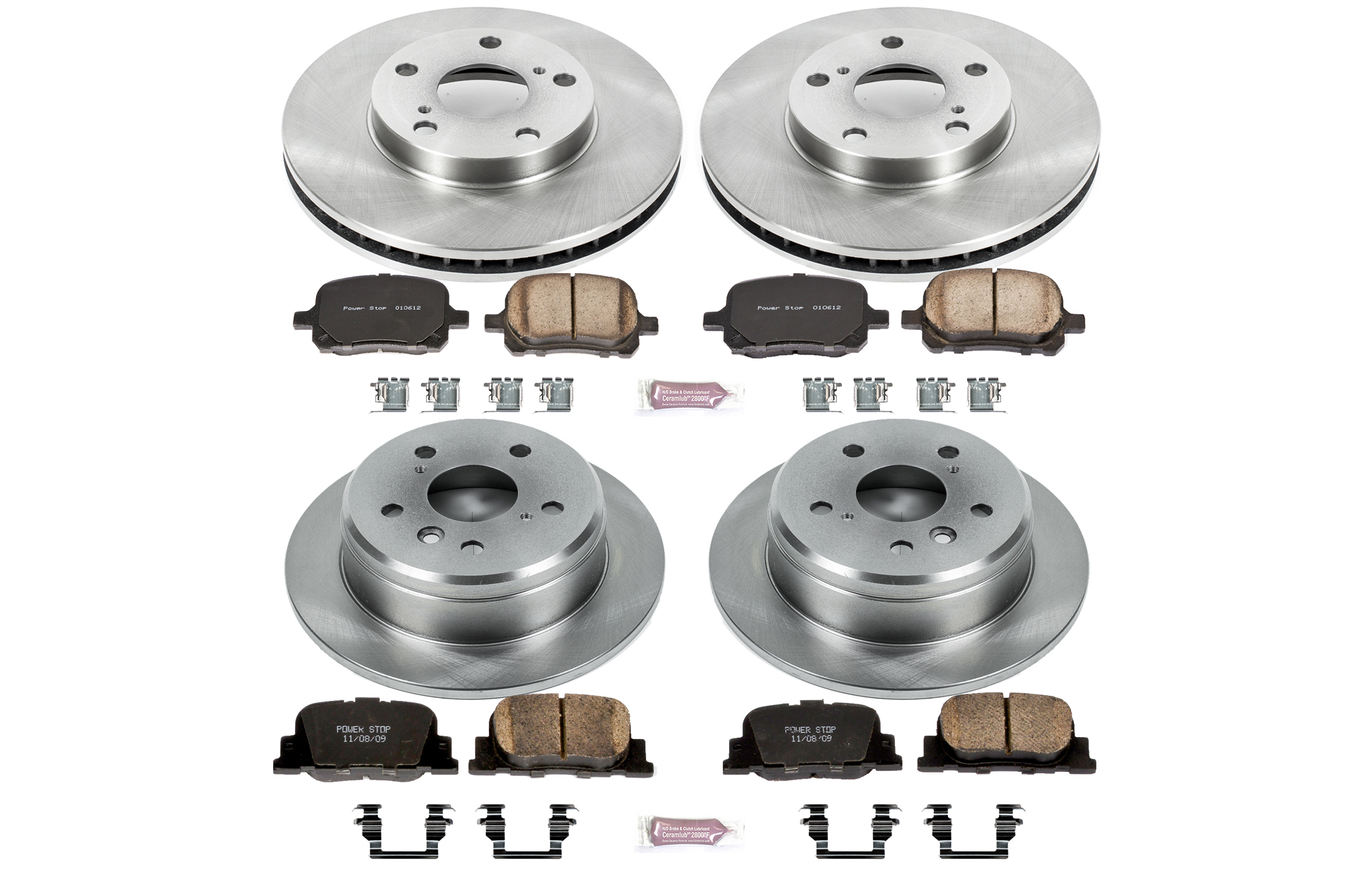 Autospecialty KOE624 1-Click OE Replacement Brake Kit Power Stop