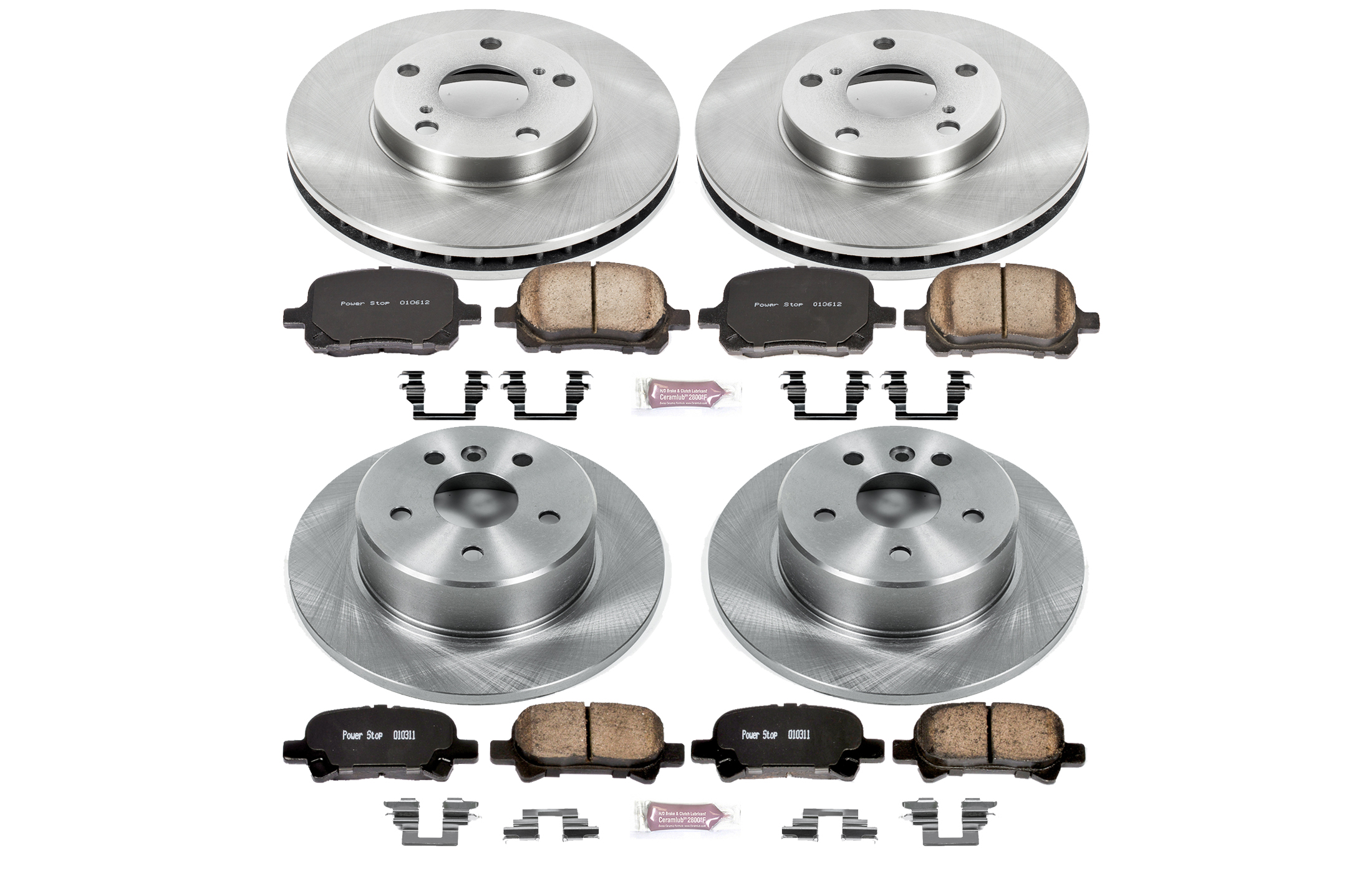 Autospecialty KOE783 1-Click OE Replacement Brake Kit