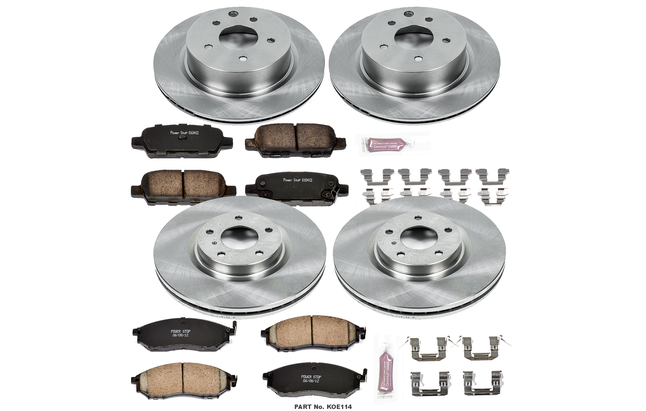 Autospecialty KOE1146 1-Click OE Replacement Brake Kit Power Stop