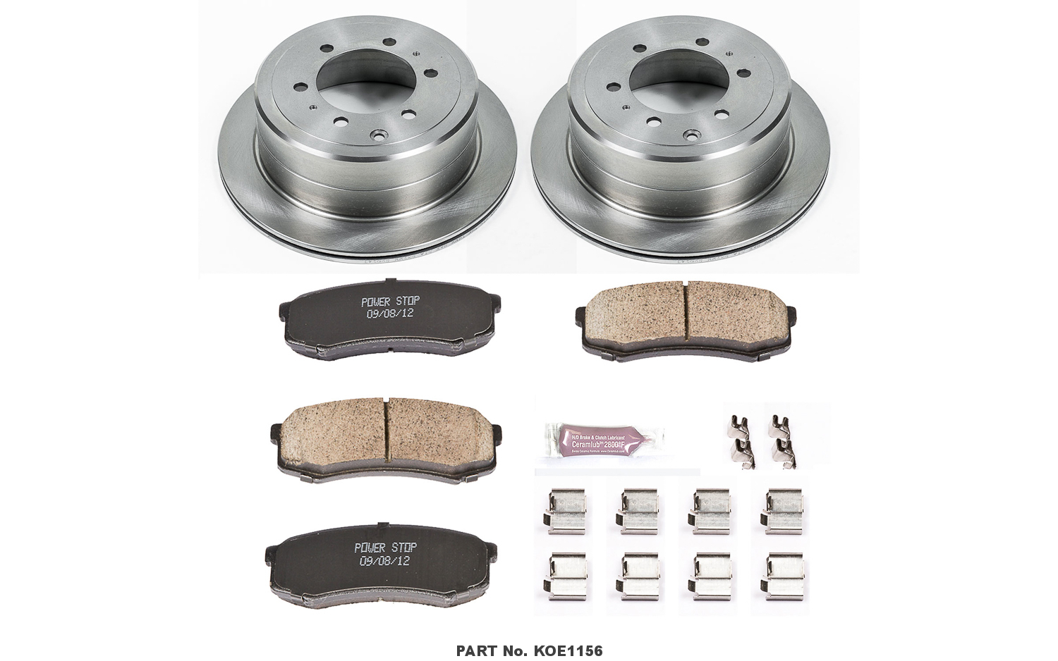 Autospecialty KOE116 1-Click OE Replacement Brake Kit